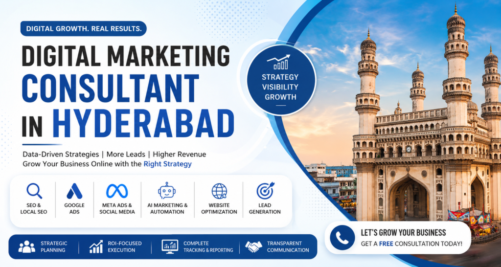 Digital Marketing Consultant in Hyderabad